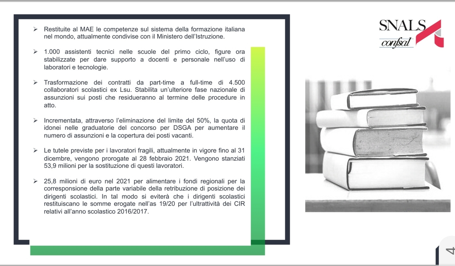 Approvata La Legge Di Bilancio 2021 – Le Novità Per La Scuola. – Snals ...